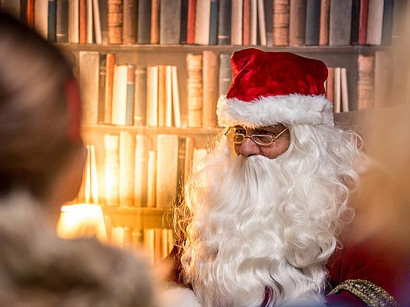 Cotswold Farm Park meet Father Christmas Santa at Christmas on the Farm